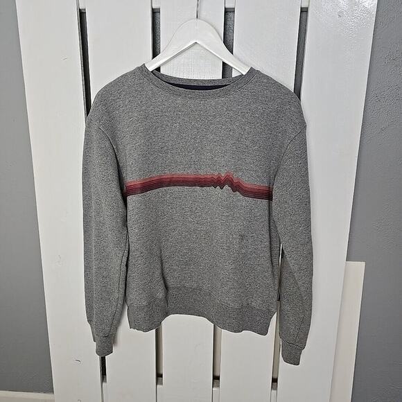 Patagonia Ridge Rise Stripe Uprisal Crew Sweatshirt Gray Size Small Outdoor - Picture 1 of 6